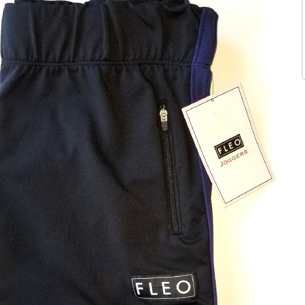 BRAND NEW FLEO Joggers NWT Blue and Black